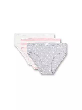 SANETTA | Mädchen Slip 3er Pkg. hellgrau melange | 